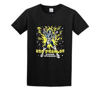 QIESHEOK Ace Frehley Space Invader Unisex 100% Cotton Short-Sleeve T-Shirts Black M