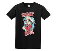QIESHEOK Black Soul Sailor Jacob Zelazny Transparent Unisex 100% Cotton Short-Sleeve T-Shirts Black XXXL