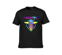 QIESHEOK DJ Tiesto Trance House Music Variant Unisex 100% Cotton Short-Sleeve T-Shirts Black M