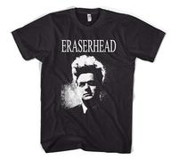 QIESHEOK Eraserhead David Lynch Horror Unisex 100% Cotton Short-Sleeve T-Shirts Black M