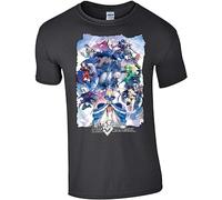 QIESHEOK Fate Grand Order Anime Unisex T-Shirt Unisex 100% Cotton Short-Sleeve T-Shirts Black L