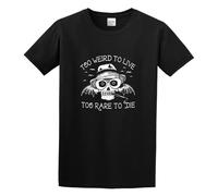 QIESHEOK Hunter Fear and Loathing in Las Vegas Gonzo Vintage Unisex 100% Cotton Short-Sleeve T-Shirts Black L