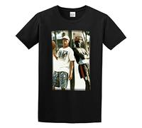QIESHEOK Men Cant Jump Basketball Movie Billy & Sidney Unisex O-Neck 100% Cotton Short-Sleeve T-Shirts Black S