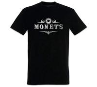 QIESHEOK Monet's I 13 Zeichen Symbol Reasons Cafe Schild Why Hannah Diner Unisex 100% Cotton Short-Sleeve T-Shirts Black XL