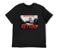 QIESHEOK Reyttons Kids Off The Estate Unisex 100% Cotton Short-Sleeve T-Shirts Black S