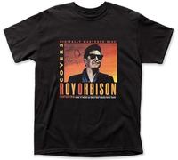 QIESHEOK Roy Orbison Unisex O-Neck 100% Cotton Short-Sleeve T-Shirts Black M