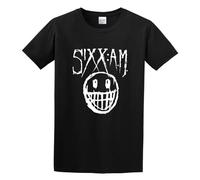 QIESHEOK Si Am Life is Beautiful Live is Beautiful Unisex 100% Cotton Short-Sleeve T-Shirts Black XXL