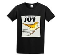 QIESHEOK Sufjan Stevens Joy Songs for Christmas Volume Iv Unisex 100% Cotton Short-Sleeve T-Shirts Black L