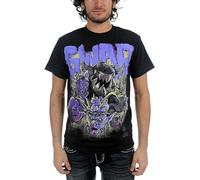 QIESHEOK Summer GWAR Band Destroyers Purple Unisex 100% Cotton Short-Sleeve T-Shirts Black M