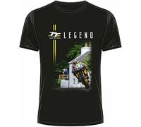QIESHEOK TT Legends Unisex 100% Cotton Short-Sleeve T-Shirts Black XXXL
