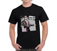 QIESHEOK Vintage Bret The Hitman Hart Unisex 100% Cotton Short-Sleeve T-Shirts Black XXXL