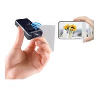 QIESIWEI Mini caméra WiFi 4K sans fil Smart Caméscope IP Hotspot HD Vision nocturne Vidéo Micro petite caméra Détection de mouvement (4K-32GB TF)