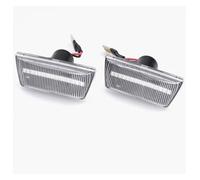 QIFANB Clignotants À LED Pour Opel Pour Astra H, Pour Zafira B Et Pour Meriva (2x Dynamic Fender Séquentiels) Indicateur De Miroir Dynamiques Clignotant(A)