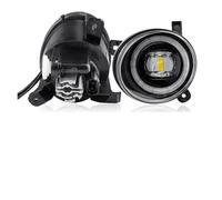 QIFANB Feux Antibrouillard Pour A4 S4 B8 Pour Berline 2009 2010 2011 2 Pièces Voiture H11 LED Feux De Brouillard Angel Eye DRL Jour(White*Yellow)