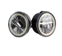QIFANB Feux Antibrouillard Pour Nissan Pour Note E11 Pour MPV 2006 2007 2008 2009 2 Pièces Voiture Droite + Gauche Ensemble Feux Antibrouillard À LED Avec Angel Eye DRL H11(White*Red)