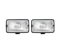 QIFANB Feux Antibrouillard Pour Peugeot 205 Pour GTI Pour CTI 106 306 Mi16 H3 Feu Antibrouillard Avant DRL LED Lampe De Conduite Projecteur Accessoires Voiture(2*Clear)