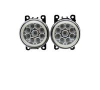 QIFANB Feux Antibrouillard Pour Toyota GT86 86 2013 2014-2016 2 Pièces Phare Antibrouillard Voiture H11 LED Ampoule Halo Anneau Angel Eye DRL Feux De Jour 12 V Accessoires(9SMD-Angel eye)