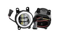 QIFANB Feux Antibrouillard Pour Toyota GT86 86 2013 2014-2016 2 Pièces Phare Antibrouillard Voiture H11 LED Ampoule Halo Anneau Angel Eye DRL Feux De Jour 12 V Accessoires(Aluminum-Angel eye)