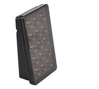 QIFANB Troisième Feu Stop Stroboscopique Style F1 Arrière À 15 Led Rouges Conduite DRL Antibrouillard 12V Universel Pour Moto Aurocar Troisième Feu Stop Feux Arrière