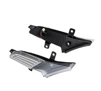 QIFHFBA Led Clignotants Auto Lot De 2 Feux De Position Latéraux Dynamiques À LED Pour Cayenne 957 2007-2010, Clignotants De Voiture, Lampes Témoins OEM N° 95563103610 Indicateurs Latéraux(Argent)