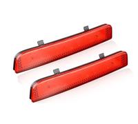 QIFHFBA Lot De 2 Réflecteurs Pare-chocs Arrière À LED Pour Land Pour Rover, Pour Range Pour L322, Pour Freelander LR2, Feu Antibrouillard Feu Stop Central Arrière(2PCS Red Lens)
