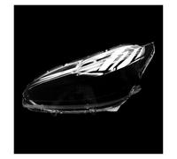 QIFHFBA Pour Peugeot 208 2012 2013 2014 2015 2016 2017 2018 Accessoire Voitures Verre De Phare Remplacer L'abat-jour D'origine Couvre-Phares Voiture(La gauche)