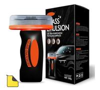 Qifor Nettoyant pare-brise Q4, dégraissant for vitres de voiture, applicateur roll-on 100 ml avec éponge intégrée, élimine les traces de doigts et les films gras, for une visibilité optimale(1pcs)