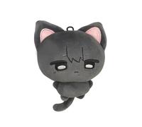 Qigmhua Hikaru Indo Mini doudou en peluche avec pendentif en forme de chat Style anime Hikaru Indo 10 cm Décoration pour sac et sac à dos