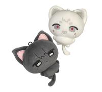 Qigmhua Hikaru Indo - Peluche Yoshiki Tsujinaka - Pendentif chat - Style anime - Figurine douce - Tsujinaka Hikaru Indo - Mini doudou - 10 cm - Décoration pour sac et sac à dos