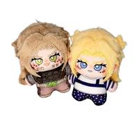 Qigmhua JJBA Johnny Joestar Peluche Gyro Zeppeli Figurine Anime Mini Coussin Pendentif Mignon Rempli Porte-clés Ornement Chambre à Coucher 10 cm