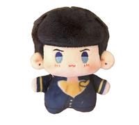 Qigmhua JJBA Peluche Higashikata Josuke Anime Mini figurine Higashikata Josuke Coussin Pendentif mignon rempli Porte-clés Ornements de chambre à coucher 10 cm