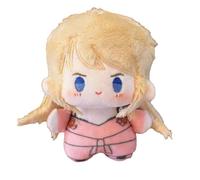 Qigmhua JJBA Peluche Lucy Steel Anime Mini Figurine Lucy Steel Coussin Pendentif Mignon Rempli Porte-clés Ornements de Chambre à Coucher 10 cm