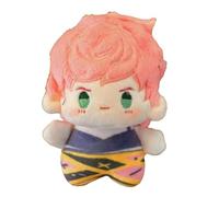 Qigmhua JJBA Peluche Trish UNA Anime Mini figurine Trish UNA Coussin Pendentif Mignon rempli Porte-clés Ornements de chambre à coucher 10 cm
