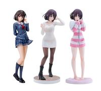 Qigmhua Katou Megumi/Kasumigaoka Utaha Statue d'anime Girl Action Figures, 22 cm, en PVC, objet de collection pour les fans