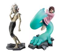 Qigmhua Lot de 2 figurines animées Ayase Momo Action - Modèle Ocarun - Fabriquées à la main - Statue Takakura Ken - Cadeau de Noël