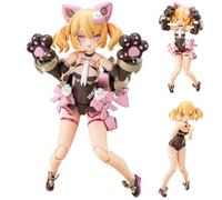 Qigmhua Megami Device-PUNI MOFU-KuroMao Figurine articulée 13 cm Kit de bricolage Accessoires interchangeables PVC
