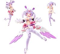 Qigmhua Megami Device-Puni Mofu-Xiao Figurine Statue de figurines mobiles de 15 cm Kit de bricolage Accessoires interchangeables PVC