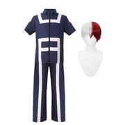 Qigmhua MHA Costume Bakugou Katsuki Midoriya Izuku Cosplay Uraraka Ochako Survêtement Anime Survêtement Anime Tenue de sport pour lycée Uniforme Halloween