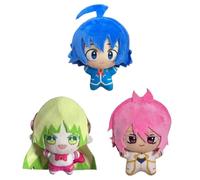 Qigmhua Peluche anime Iruma/Asmodeus Alice/Valac Clara Peluche douce rembourrée 10 cm Dessin animé Suzuki Pendentif sac d'école Canapé Décoration de chambre à coucher