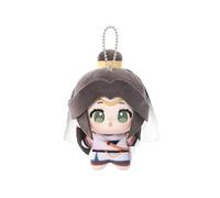 Qigmhua Peluche d'anime Hua Cheng et Xie Lian Soft Figure Porte-clés Doux Pendentif de Sac 12 cm Dessin animé Décoration Mini Coussin