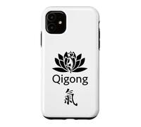 Qigong débutants/étudiants de Qigong/Calligraphie Lotus Coque pour iPhone 11