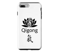 Qigong débutants/étudiants de Qigong/Calligraphie Lotus Coque pour iPhone 7 Plus/8 Plus