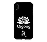 Qigong débutants/étudiants de Qigong/Calligraphie Lotus Coque pour iPhone XS Max