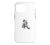Qigong 'Qi' Energy (Chi ou Ki) Personnage de Calligraphie Chinoise Coque pour iPhone 16 Pro Max