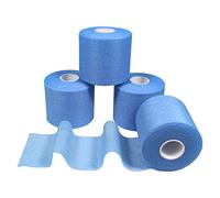 QiGui 4 Rollen Underwrap Tape Bandage de Mousse Bandage PreTape Ruban Athlétique en Mousse Ruban de Sport pour Cheville, Poignets,Genoux, évite Les Blessures Cutanées et Les Résidus D'adhésif 7cmX27m