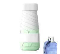Qihuyi parapluie coupe-vent - Protection solaire, compact, poche, plat, parapluie UV ultra léger | voyage ultra léger et pliable, à séchage rapiet plat pour la plage et la marche