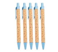 QIIIMSLSS Lot de 5 stylos à bille rétractables de 1,0 mm pour étudiants et enseignants