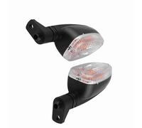 Qiilu 1 Paire de Clignotants de Moto, radoub de Moto Clignotants Feux de signalisation indicateur de Direction adapté pour F800 F650GS K1300R R1200GS(Transparent)