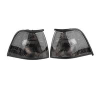 Qiilu 1 Paire de Couvercles de Feux de Clignotant, Coquille Avertissement Lumière pour 3 séries 318i 325i E36 4DR 92-98