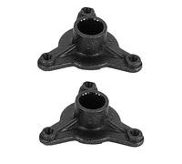 Qiilu 1 paire de moyeux d'essieu de roue arrière, 78 mm, cannelure 23T, 3 goujons, moyeu de roue arrière pour ATV507 ATV516F ATV517F ATV Go Kart 110 cc